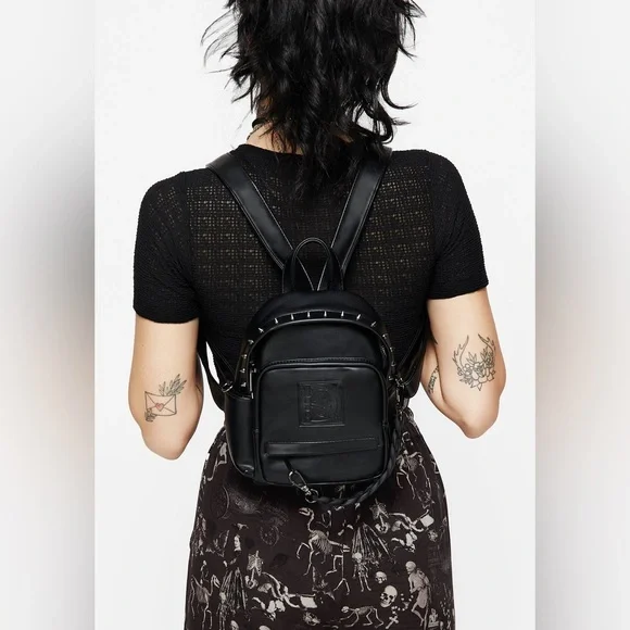 Disturbia Illuminate Mini Backpack Black - Picture 2 of 11